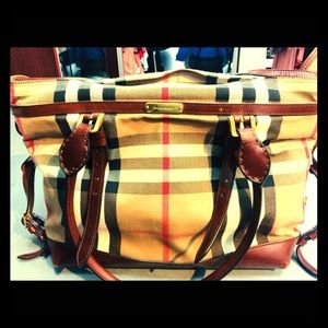 Burberry diaper bag